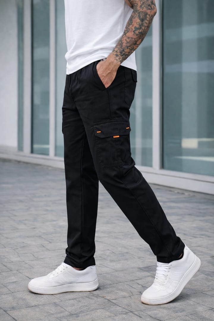 Cargo Trouser Black