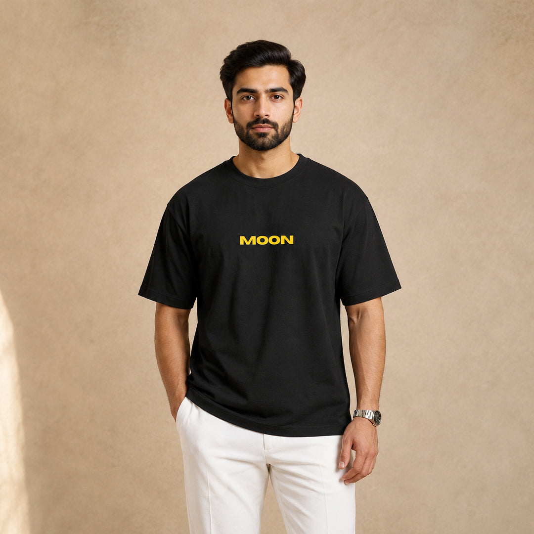 MOON Logo T-Shirt – Black