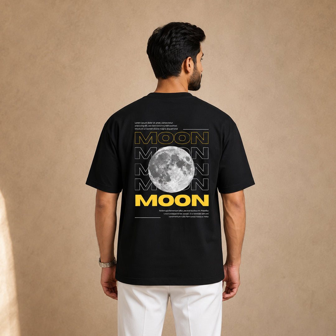 MOON Logo T-Shirt – Black