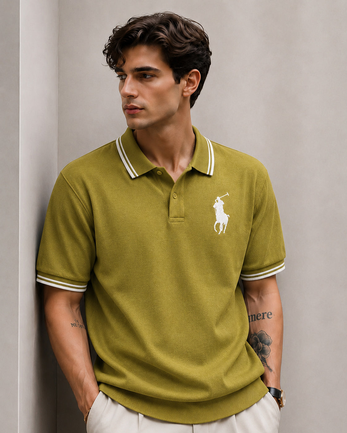 Polo Shirt Olive Green