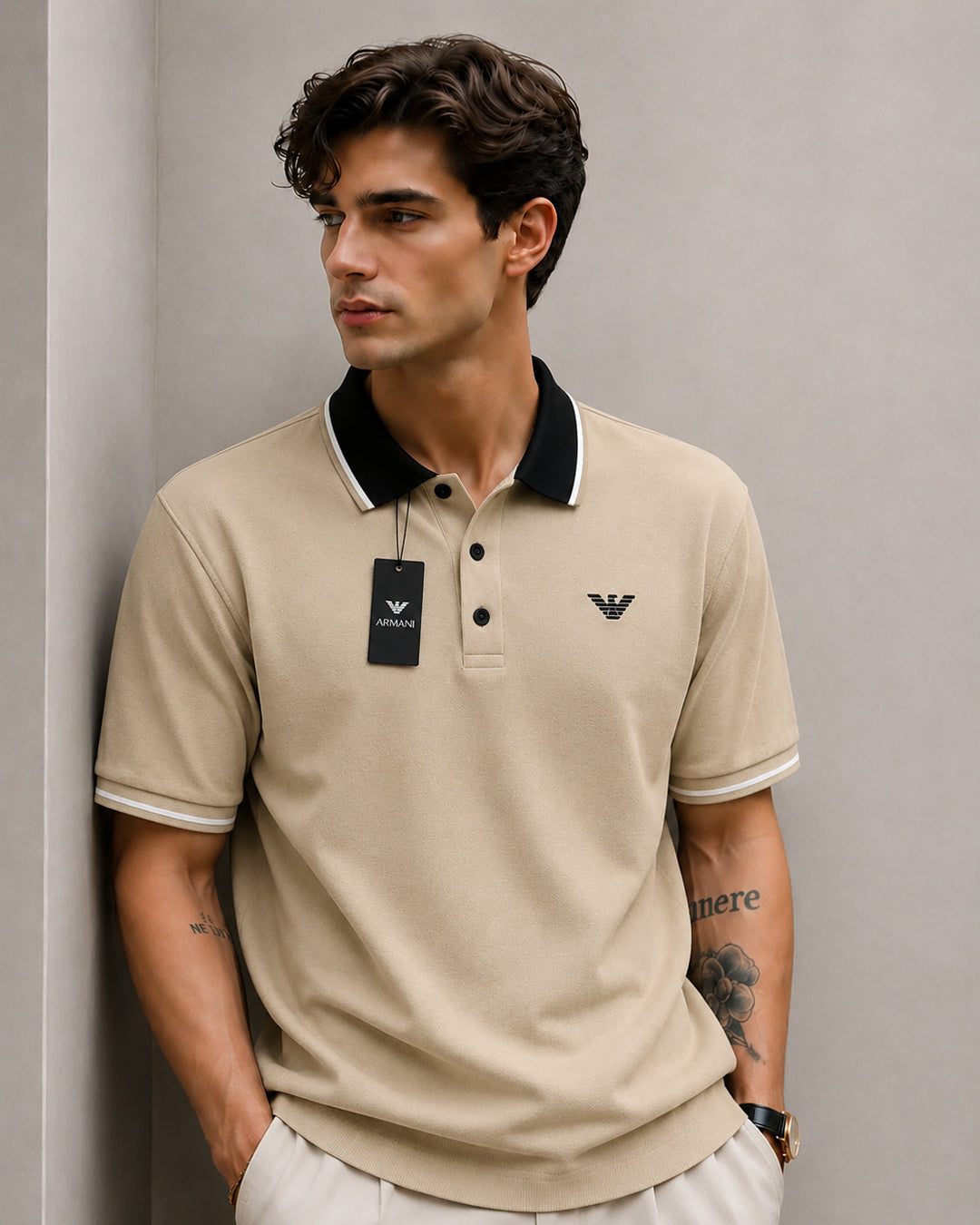 Polo Shirt Beige