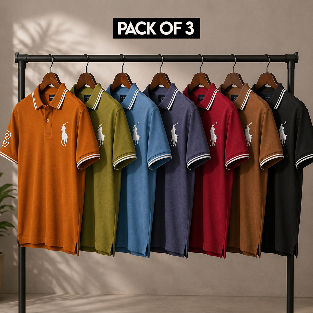 Pack of 3 polo