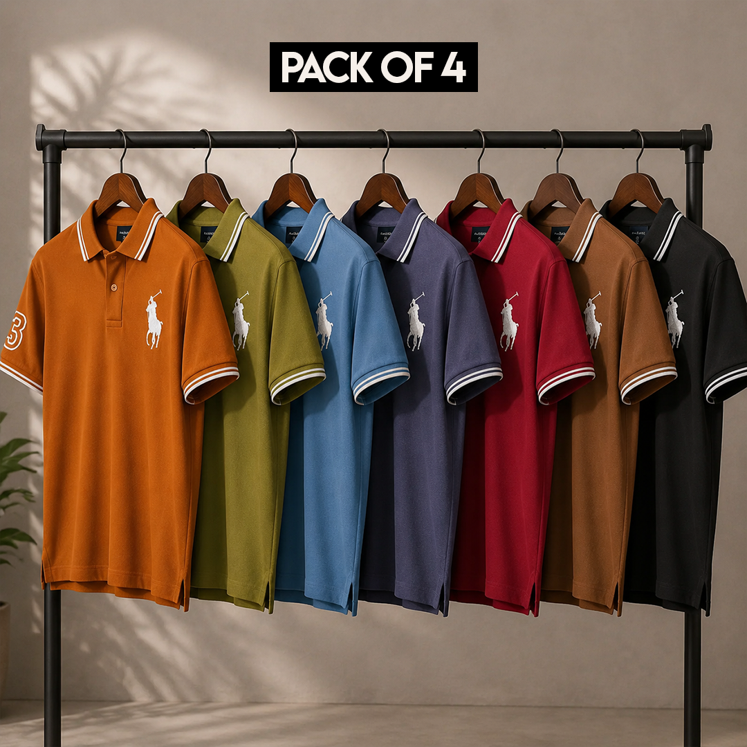 Pack of 4 polo