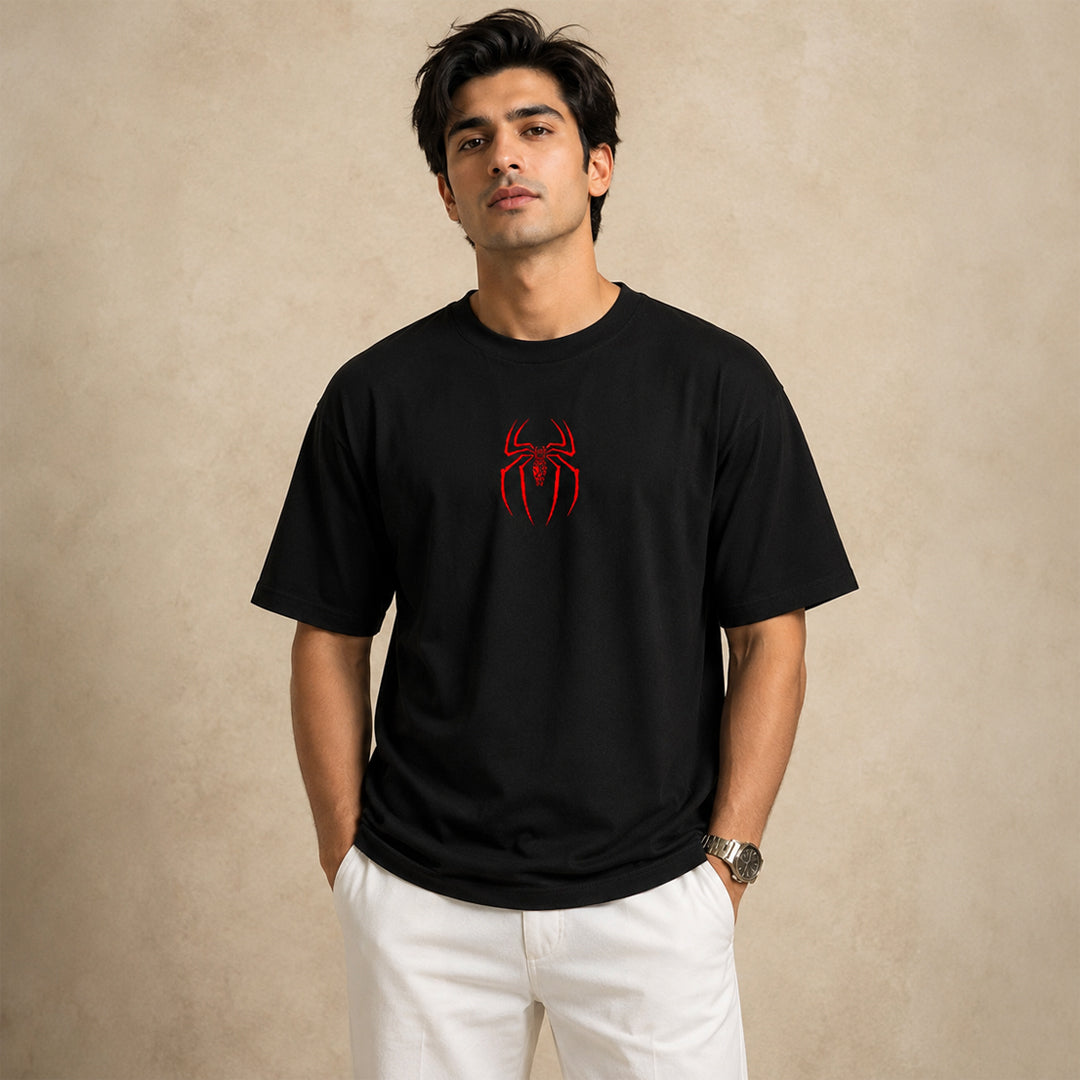 Spider Graphic T-Shirt – Black/Red