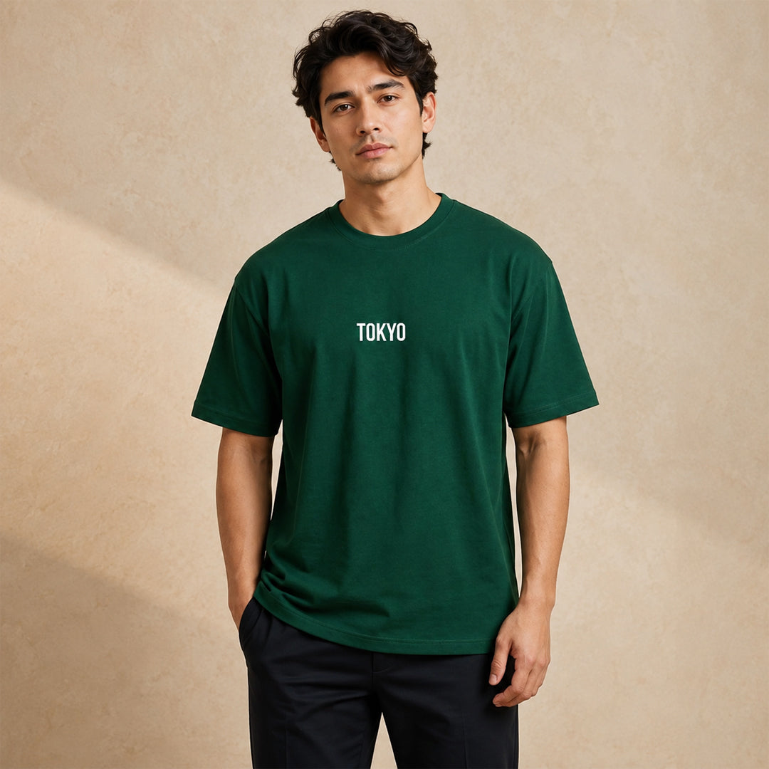 TOKYO Logo T-Shirt – Forest Green