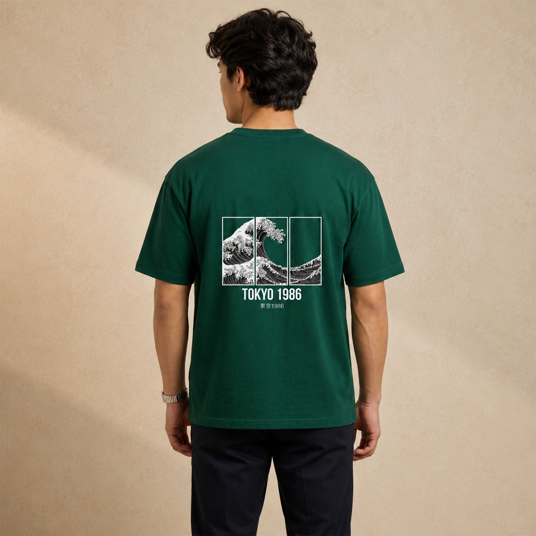 TOKYO Logo T-Shirt – Forest Green
