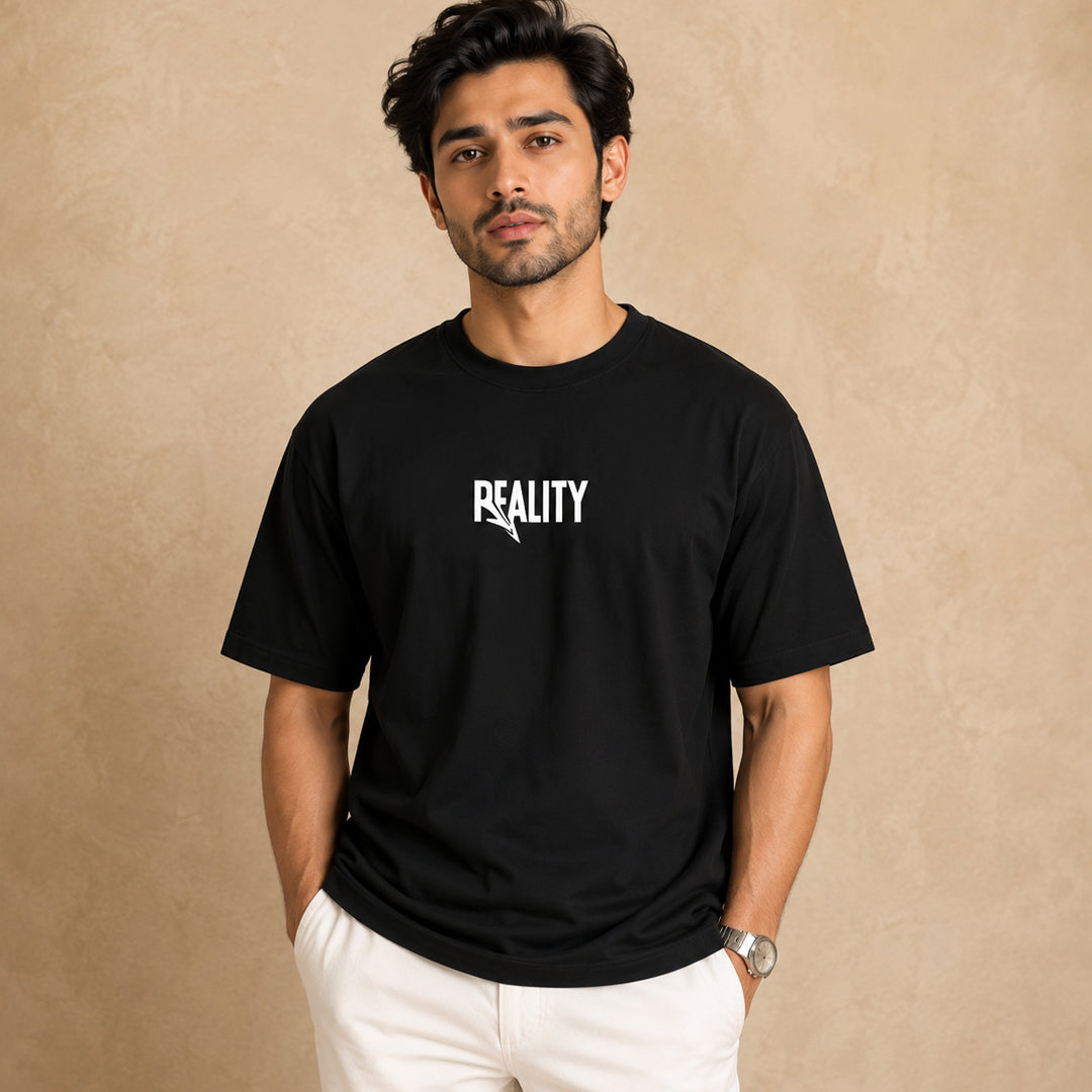 Reality Graphic T-Shirt – Black
