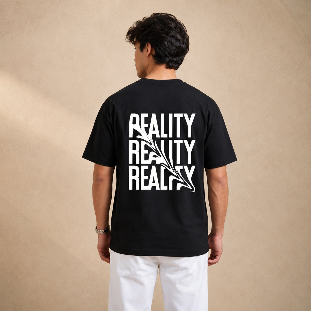 Reality Graphic T-Shirt – Black