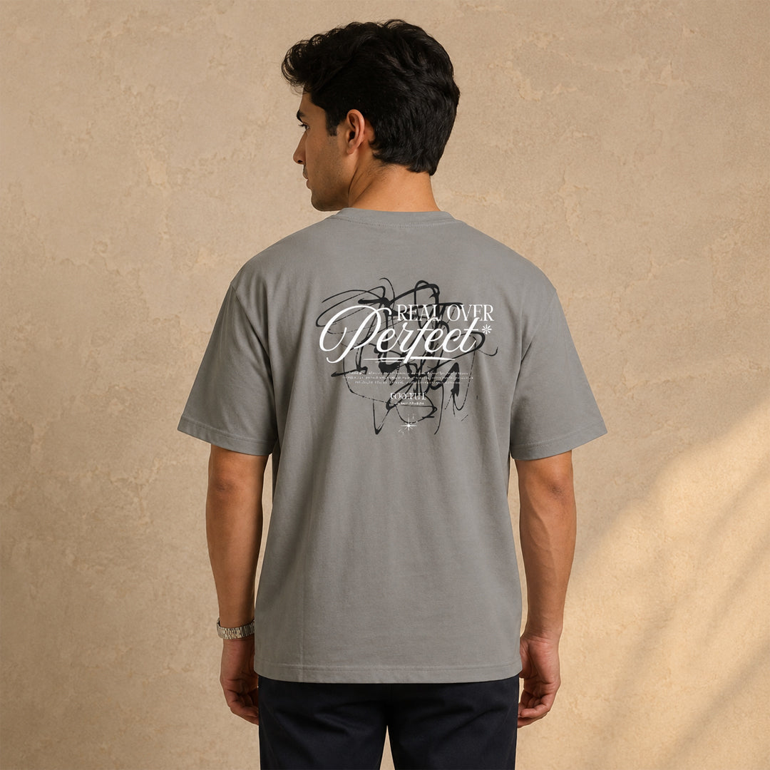 Star Graphic T-Shirt – Grey