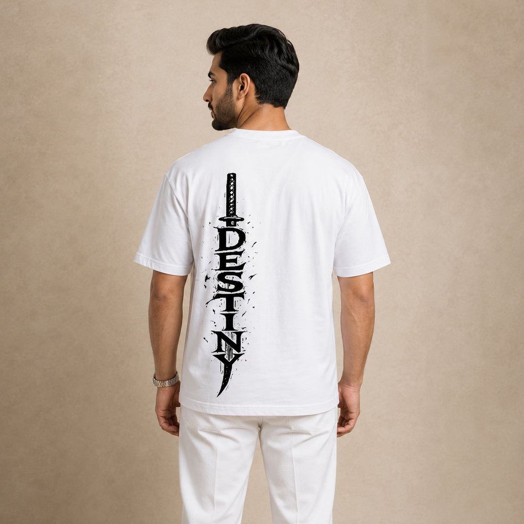 Destiny Sword Graphic T-Shirt – White