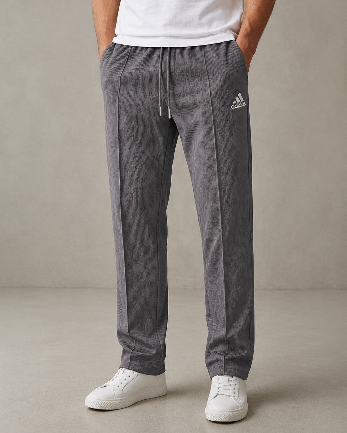 Waffle Trousers Grey