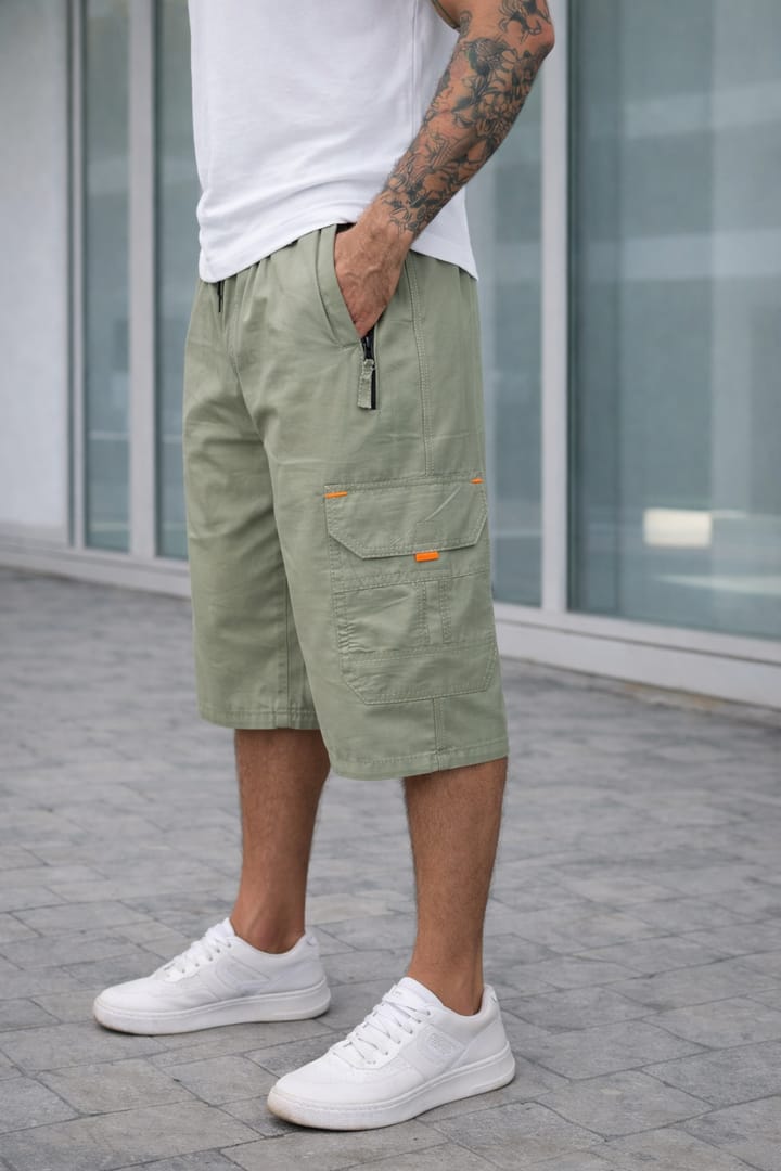 Cargo Shorts Light Green