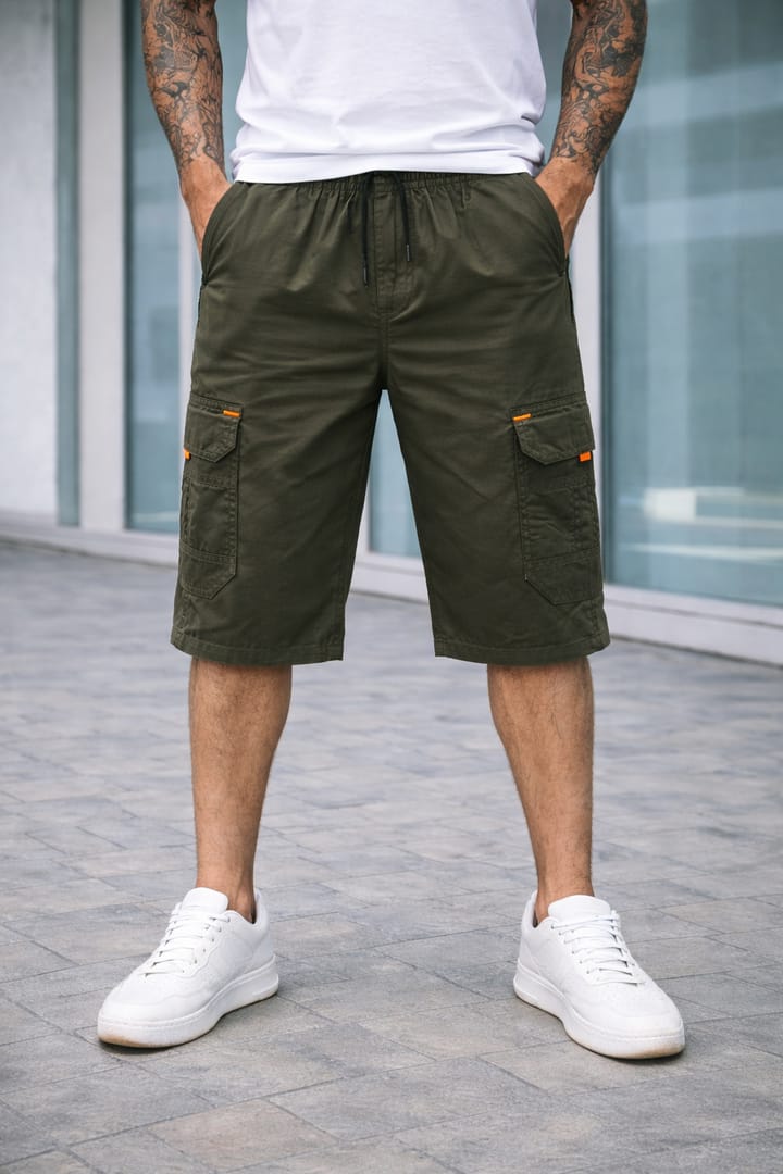 Cargo Shorts olive Green