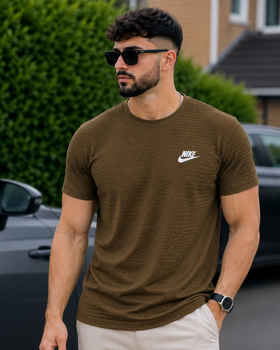 Dry Fit Shirt Brown